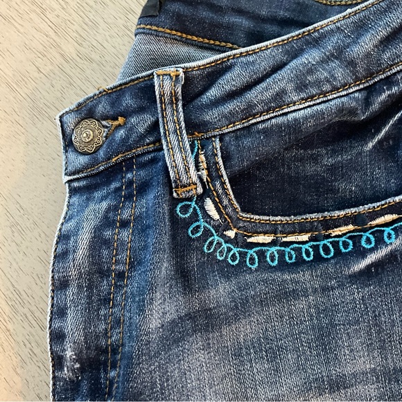 Desigual Embroidered Boho Jeans - Picture 3 of 7